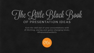 Little Black Book of Fun Presentation Ideas