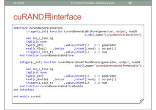 PGI CUDA FortranとGPU最適化ライブラリの一連携法 | PDF