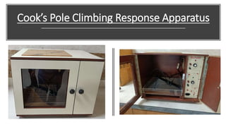 Cook’s Pole Climbing Response Apparatus
 