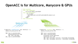 Accelerating HPC Applications on NVIDIA GPUs with OpenACC | PDF