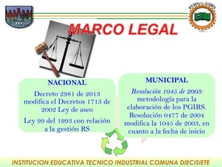 INSTITUCION EDUCATIVA TECNICO INDUSTRIAL COMUNA DIECISIETE
 