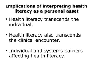 Culture, translation, and genre: The emergence of health literacy ...