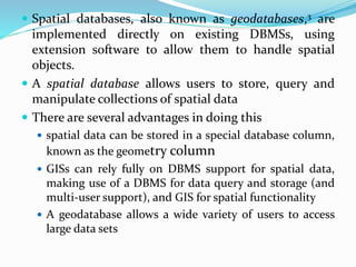 Principles of GIS unit 2 | PDF
