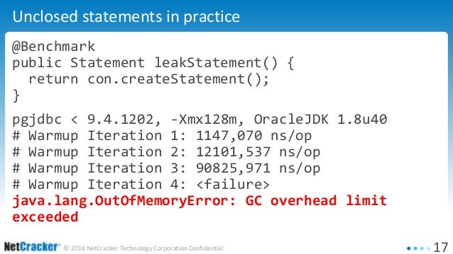 Postgresql And Jdbc Striving For High Performance