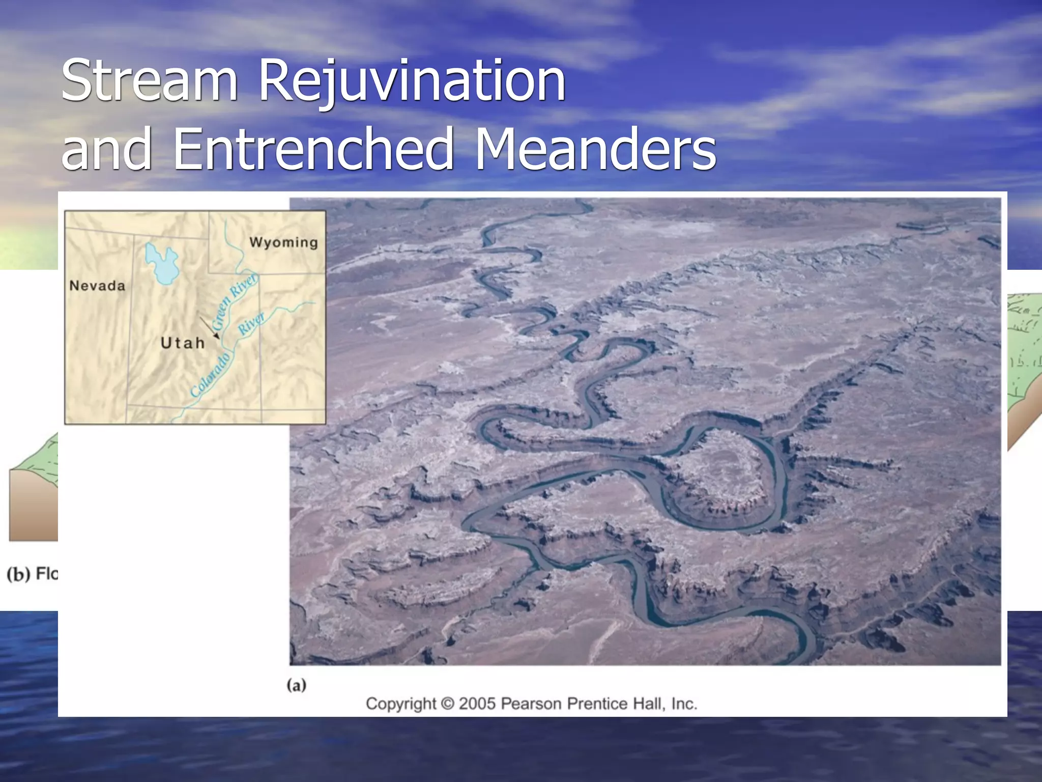 Stream Rejuvination
and Entrenched Meanders
 