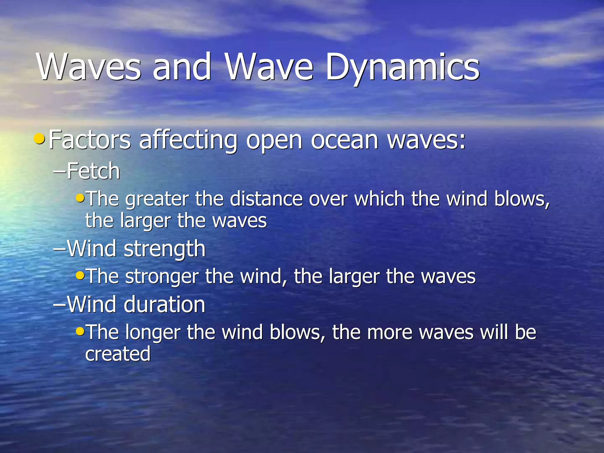 Physical Geography Lecture 17 - Oceans and Coastal Geomorphology 120716 ...
