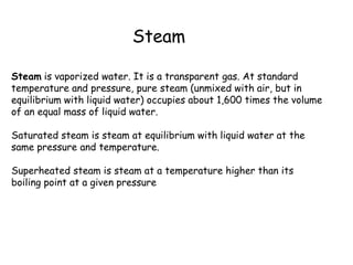 Steam Power Plant and Components | PPTX