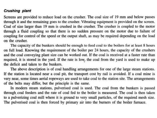 Steam Power Plant and Coal Handling plant | PPTX