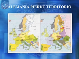 ALEMANIA PIERDE TERRITORIO
 