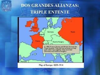 DOS GRANDES ALIANZAS:
   TRIPLE ENTENTE
 