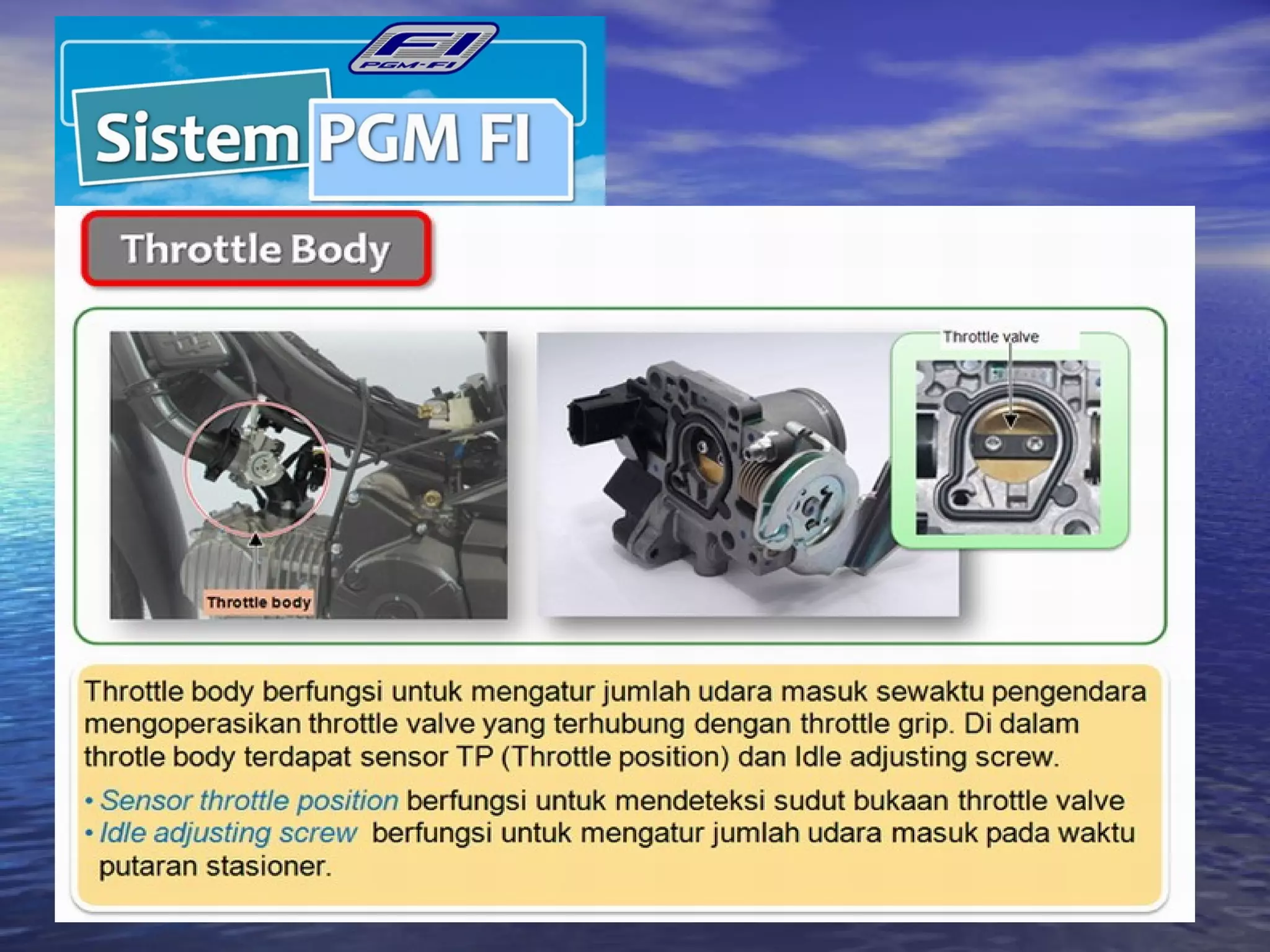 PGM FI (Programmed Fuel Injection) | PPT