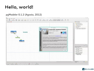 Hello, world!
pgModeler 0.1.2 (Agosto, 2012)
 