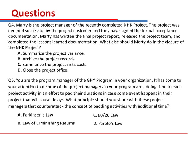 PgMP 02 - Program Performance Domainv1 | PDF