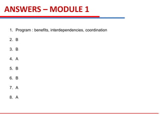 PgMP 02 - Program Performance Domainv1 | PDF