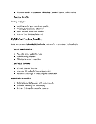 Pgmp Application Examples PgMP® Eligibility Criteria Explained with Real Examples, Experience ...