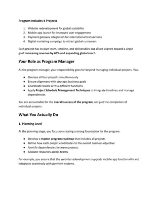 Pgmp Application Examples PgMP® Eligibility Criteria Explained with Real Examples, Experience ...