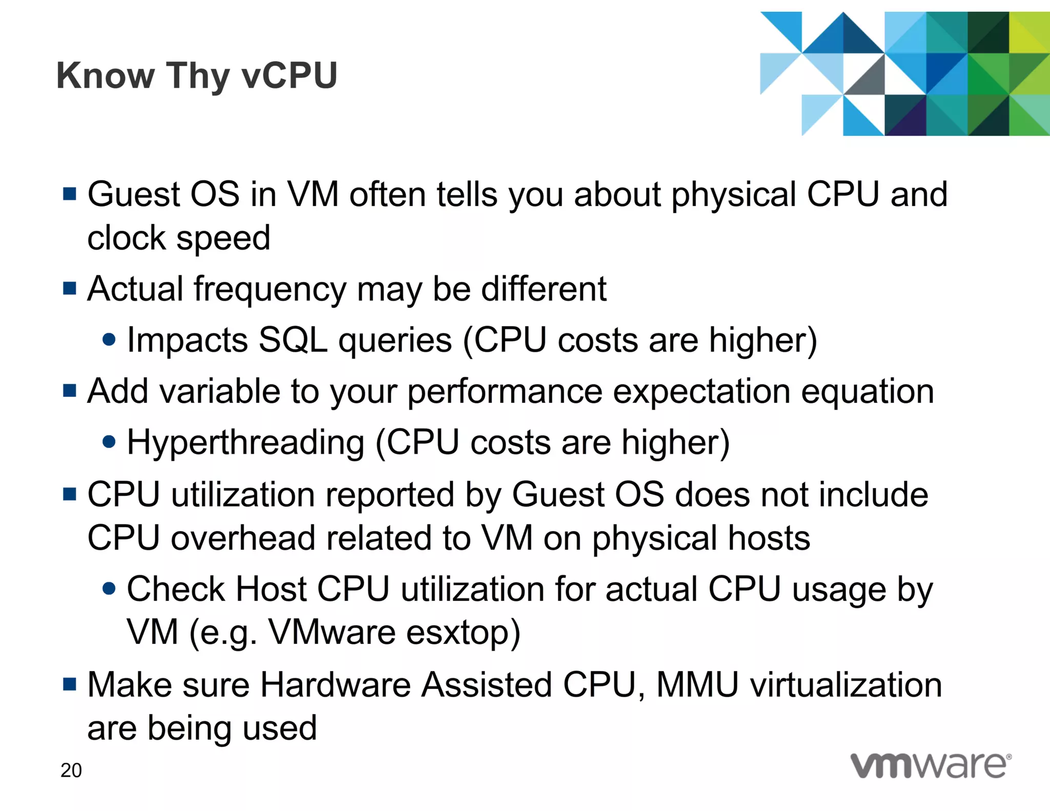Best Practices of running PostgreSQL in Virtual Environments