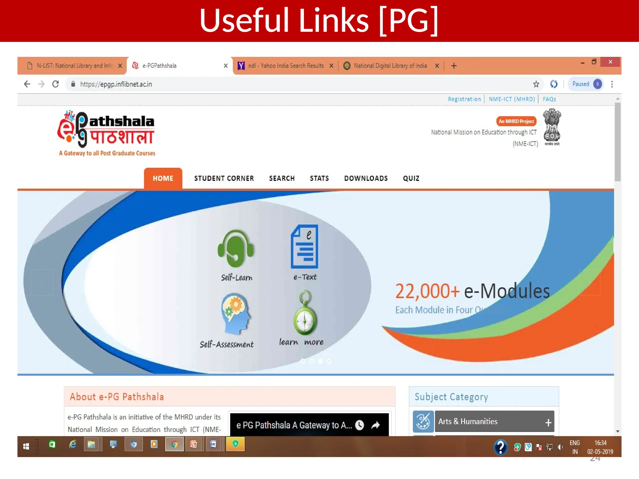 24
Useful Links [PG]
 