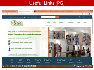 26
Useful Links [PG]
 