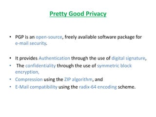 Pgp pretty good privacy | PPT