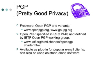 PGP (1). in information security and data | PPT