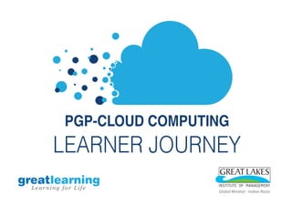 PGP-CLOUD COMPUTING
LEARNER JOURNEY
 