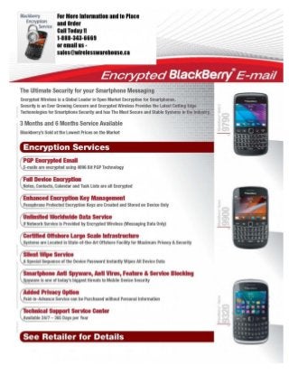 Pgp email encryption for Blackberry Phones