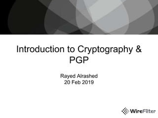 Introduction to Cryptography &amp; PGP | PPT