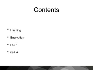 Introduction to Cryptography & PGP | PPTX | Computer Software and ...