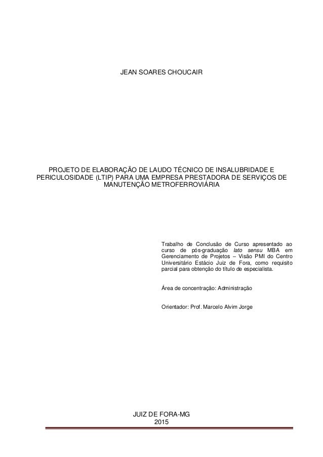 Projeto para monografia