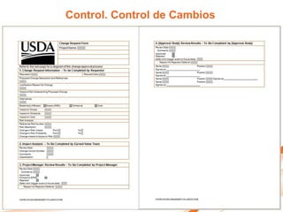Control. Control de Cambios
 