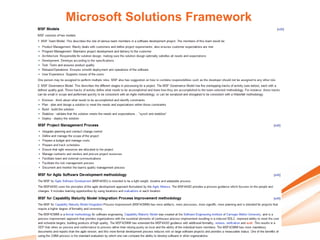 Microsoft Solutions Framework
 