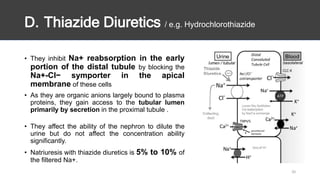 Physiology of Diuretic Action | PPTX
