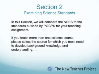 Session ObjectivesIDENTIFY the various components of the secondary science content domain.