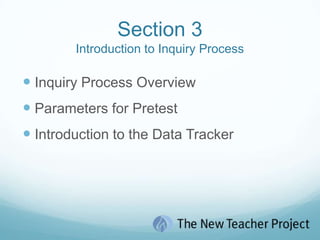 Analyzing Sample Test QuestionsPlease take out the sample standardized test questions and an end-of-unit or chapter test from their textbook or curriculum resources (Homework).Locate  Handout 2.9 and select a key concept or standard that you plan to assess on your pretest.Identify one strength/weakness in the test items you analyzed.  10 min.