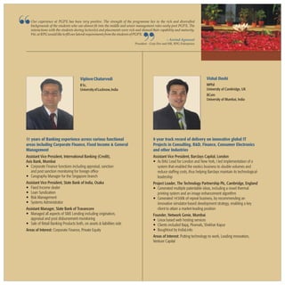 PGPX 09/10 Placement Brochure | PDF