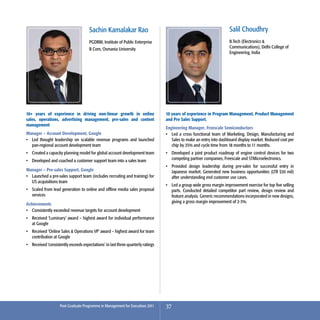 P Choudry Rao Pgpx Placement Brochure 2011 | PDF