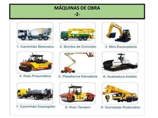 MÁQUINAS DE OBRA
-2-
 