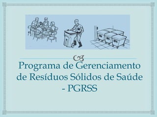 
Programa de Gerenciamento
de Resíduos Sólidos de Saúde
- PGRSS
 
