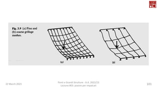 22 March 2023
Ponti e Grandi Strutture - A.A. 2022/23
Lezione #03: piastre per impalcati
101
 