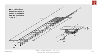 22 March 2023
Ponti e Grandi Strutture - A.A. 2022/23
Lezione #03: piastre per impalcati
147
 