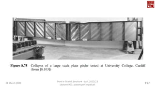 22 March 2023
Ponti e Grandi Strutture - A.A. 2022/23
Lezione #03: piastre per impalcati
197
 