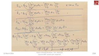 22 March 2023
Ponti e Grandi Strutture - A.A. 2022/23
Lezione #03: piastre per impalcati
234
 