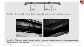 22 March 2023
Ponti e Grandi Strutture - A.A. 2022/23
Lezione #03: piastre per impalcati
271
 