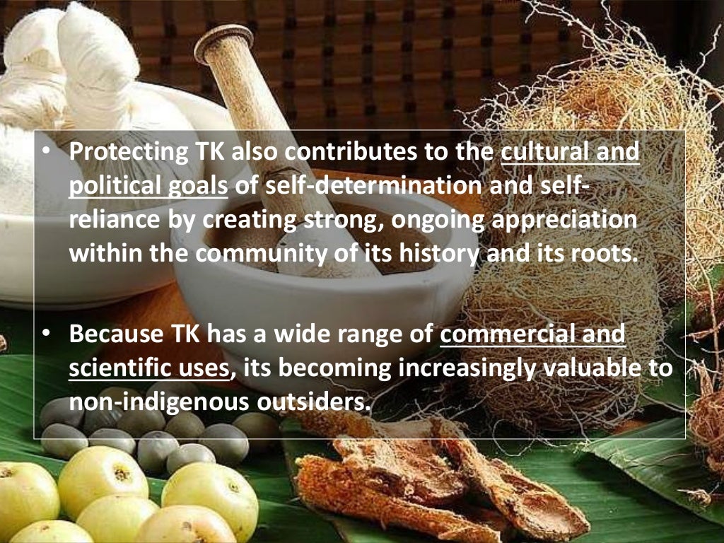 Traditional knowledge