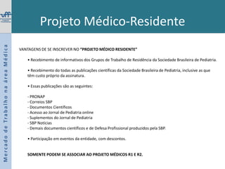 FICHA DE INSCRIÇÃOMercado de Trabalho na área Médica