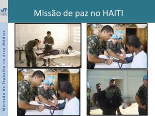 Serviço militar obrigatórioMercado de Trabalho na área MédicaAlistamento obrigatórioAdiado para quem estiver na faculdade de medicinaLei 5292: Seleção especial mesmo para quem já tem Certificado de Dispensa da Incorporação (CDI)Possibilidade de trancar residênciaSelecionados prestarão serviço obrigatório por 1 ano podendo permanecer por tempo determinadoAcesso como aspirante