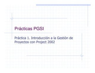 Prácticas PGSI
 