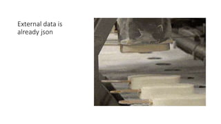 External data is
already json
 