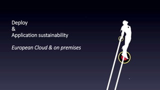 Deploy
&
Application sustainability
European Cloud & on premises
 